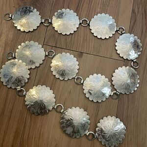 Silver Concho Belt